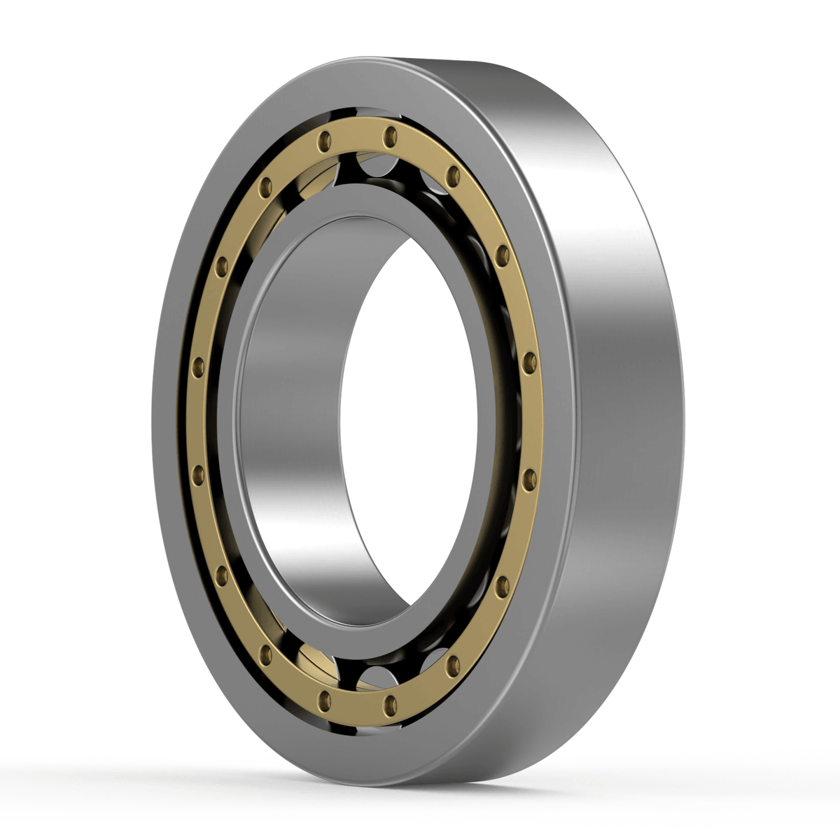 NU212 ECM SKF - Zylinderrollenlager with white background